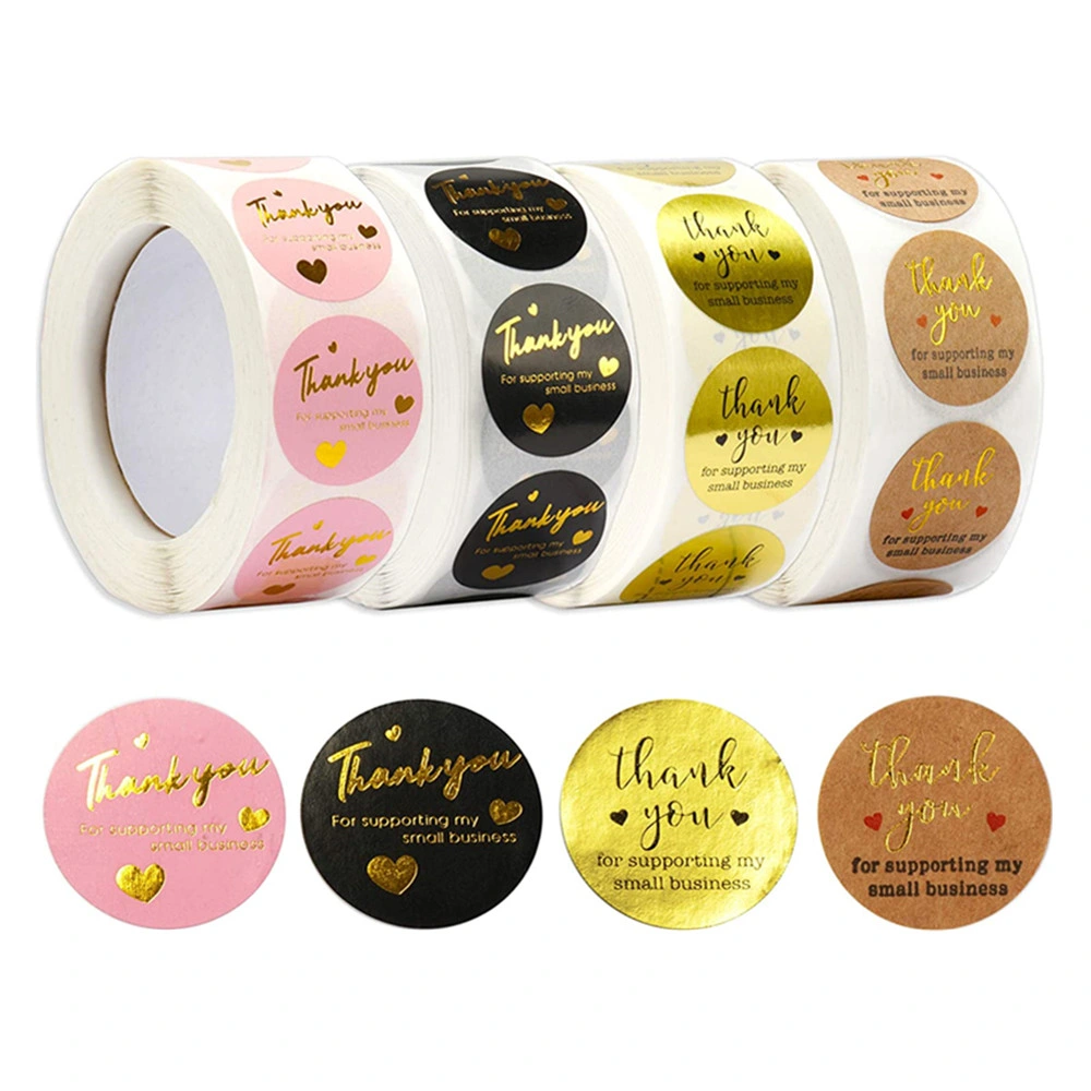 Adhesive Waterproof Food Product Labels Custom Company Logo Printed Sticker Black PVC Roll Label Stickers for Candle Shampoo