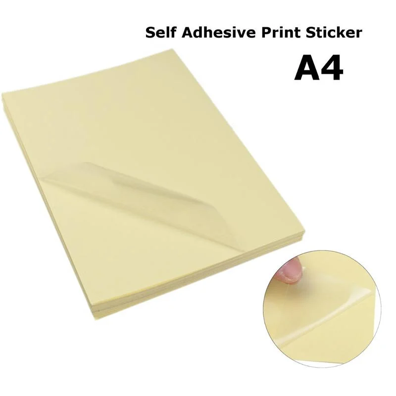 Waterproof Transparent Inkjet Paper A4 Labels Clear Pet Sticker for Inkjet Printer