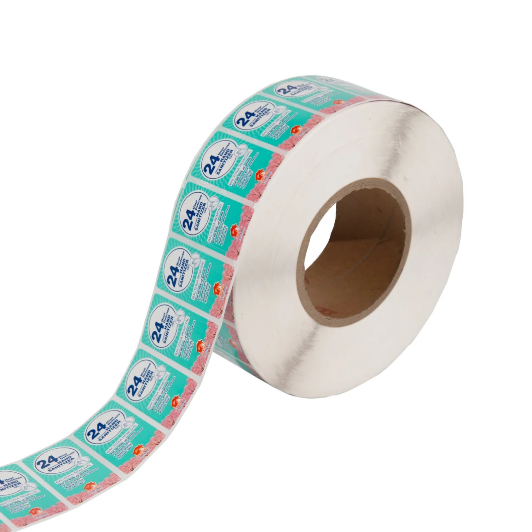 Adhesive Paper Roll Personalized Matte Vanishing Nut Printing Label Stickers for Food Bottled Products Packages