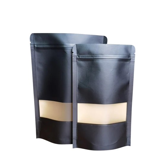 Напечатанная на заказ биоразлагаемая упаковочная сумка на молнии, водонепроницаемый пакет из крафт-бумаги для кофейных зерен, чая, корма для домашних животных